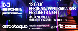 Berghain & Panorama Bar Residents Night