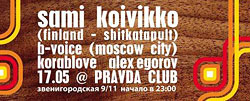Sami Koivikko @ Pravda Club