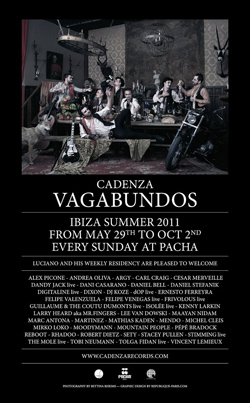 Cadenza label revives Vagabundos parties in Ibiza