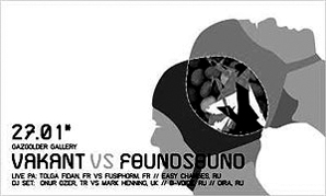 Vakant vs Foundsound at Gazgolder gallery