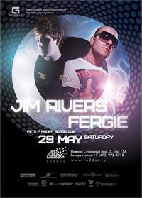Jim Rivers and Fergie at Vozduh Club