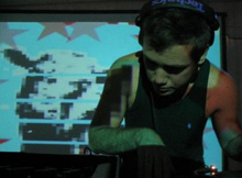 Francisco Allendes and Joachim at the Fragment Sessions party in Shanti